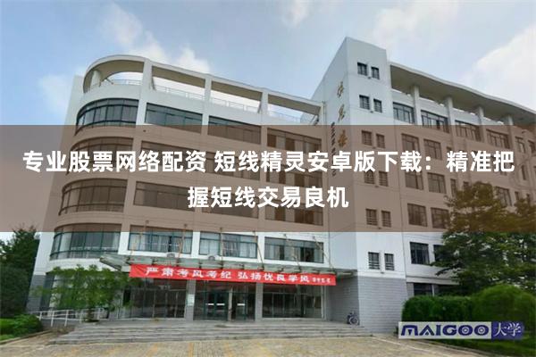 专业股票网络配资 短线精灵安卓版下载：精准把握短线交易良机