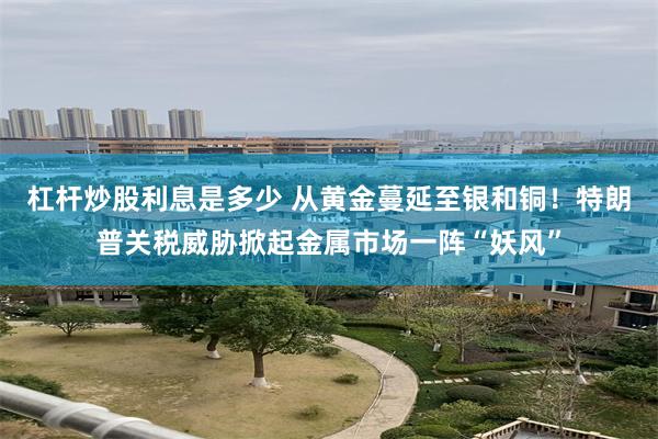 杠杆炒股利息是多少 从黄金蔓延至银和铜！特朗普关税威胁掀起金属市场一阵“妖风”