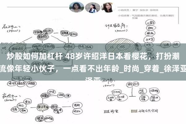 炒股如何加杠杆 48岁许绍洋日本看樱花，打扮潮流像年轻小伙子，一点看不出年龄_时尚_穿着_徐泽亚