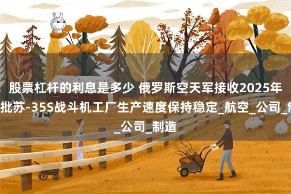 股票杠杆的利息是多少 俄罗斯空天军接收2025年第2批苏-35S战斗机工厂生产速度保持稳定_航空_公司_制造