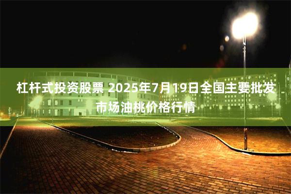 杠杆式投资股票 2025年7月19日全国主要批发市场油桃价格行情